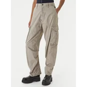 G-Star Raw Hlače iz tkanine D28756-D388 Bež Boyfriend Fit
