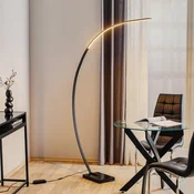 Trio Lighting Talna svetilka Bangkok LED z lokom, mat črna - Dnevna soba/jedilnica - Sodobni - Kovina