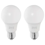 SOLHETTA LED žarnica E27 806 lumnov, okrogla mlečno bela, 4000 kelvin