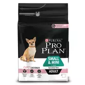 PURINA PRO PLAN hrana za odrasle pse mini in majhne pasme z občutljivo kožo 3kg