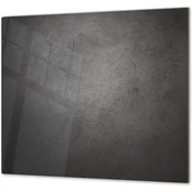 Steklena deska za rezanje D10 Textures Series B, kaljeno steklo, 60x52 cm, črna, vsestranska uporaba kot zaščita kuhalne plošče, higienična, odporna, s protizdrsnimi nogicami, primerna za pomivalni