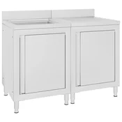 Komercijalni kuhinjski ormaric za sudoper celicni 120x60x96 cm