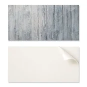 shumee Vinilna plošča z dekorjem za kuhinjo ali kopalnico 120x60 cm lesena deska v aranžmaju