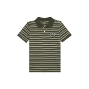 GAP Majica pastelno rumena/oliva/bela
