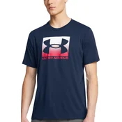 Under Armour Majica Boxed Sports 1386793 Mornarsko modra Loose Fit