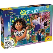 Disney Encanto 2 v 1, 108-delni puzzle in pobarvanka 50x35 cm – Lisciani
