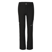 Childrens softshell pants ALPINE PRO CORDO black