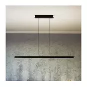 Eglo 390498 - LED zatemnljiv lestenec na kablu CIGGIANO LED/30W/230V črn + daljinski upravljalnik