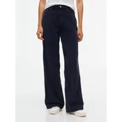 Tommy Jeans Hlače temno modra