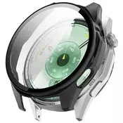 Ovitek z zaščito zaslona Techsuit Defense360 Pro za Huawei Watch GT 6 46mm - black