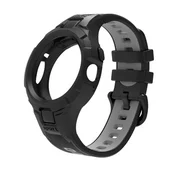 INF TPU Športni Pas Združljiv z Google Pixel Watch 2 / Google Pixel Watch z Ohišjem Grey+Black, (5000079754)