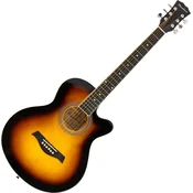 Pasadena SG026C-38 Vintage Sunburst Akustična kitara Jumbo (Kot novo)