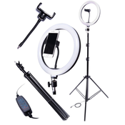 LED selfie svetilka 60W – obroč s stativom