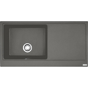 Fragranit korita FRANKE MTG 611 MYTHOS Stonegrey Velika posoda levo