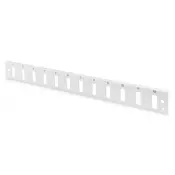 FO front plate for fiber optic panel (for DN-96200-QL) 12x SC duplex 1U, gray