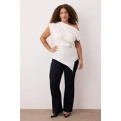 Trendyol Curve Ženska bluza Tbbaw26Af00063, Krem
