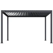 Bioklimatska pergola ECO 4x3 m, jeklena – prostostoječa