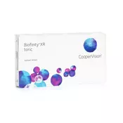 CooperVision Biofinity XR Toric (3 leče) Dioptrija: -12.5, Ukrivljenost: 8.7, Premer: 14.5
