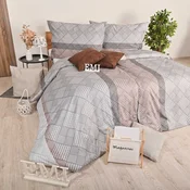 Posteljno perilo Karson saten EMI, Podaljšan enojni posteljni set vsebuje 1x 140x220 + 1x 70x90
