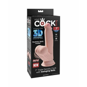 Dildo King Cock Plus 3D 7 Swinging Balls