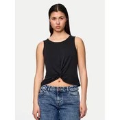 Pieces Top Anora 17149200 Crna Regular Fit