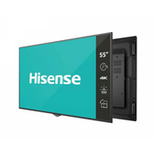HISENSE 55 inca 55BM66AE 4K UHD 500 nita Digital Signage Display - 247 Operation Android 7