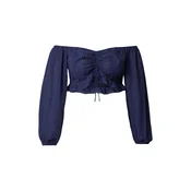 CITA MAASS Top Broderie Anglaise mornarska