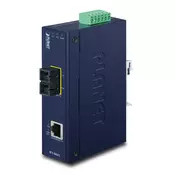 PLANET IFT-802T network media converter 200 Mbit/s 1310 nm Blue