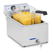 NEW Profesionalni cvrtnik s pipo 3000W 17L Royal Catering RCEF 15E