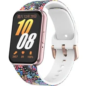 GS Silikonski pašček za Samsung Galaxy Fit 3, barvita meduza