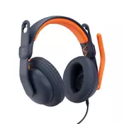 Logitech 981-001383 Zone Learn Žičane Slušalice za Obrazovanje Plava Narančasta