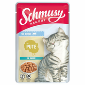 Schmusy Ragout Kitten v omaki 22x100 g - Puran
