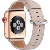 shumee PAŠEK ZA URO APPLE WATCH 1/2/3/4/5/6/7/8/9/SE 38/40/41mm BEŽ USNJE