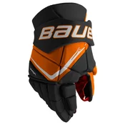 Hokejske rokavice Bauer Vapor FLY40 Black/Orange Intermediate 12 palcev