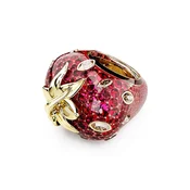 Swarovski ženski prstan pozlačen s Swarovski kristalom IDYLLIA