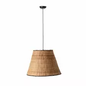 VISEČA SVETILKA SUMBA ČRNE PLASTIKE RATAN E27 fi560*360*fi315 FR65134-72