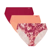 Under Armour Spodnje perilo Pure Stretch 3-Pack Printed No Show Bikini