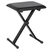 Homestar Klaviaturni stolček nastavljiv 39x29x37-47 cm črn