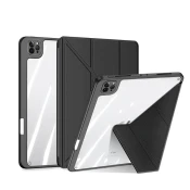 Dux Ducis Magi etui za iPad Pro 11 2021/2020/2018/iPad Air (4. generacija), pametni ovitek s stojalom in shrambo za Apple Pencil, črn
