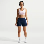 Nike One Womens High-Waisted 12.5cm (approx.) Biker Shorts - Blue - Polyester/Elastane