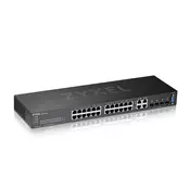 ZyXEL GS2220-28,EU region,24-port GbE L2 Switch with GbE Uplink (1 year NCC Pro pack license bundled) (GS2220-28-EU0101F)