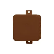 shumee Hermetična doza V7, termoplastika 100x100x41 IP54, rjava - klik, 12 izbojnih odprtin F1.0295