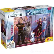 Ledeno kraljestvo 2 2 v 1, 108-delni puzzle in pobarvanka 70x50 cm - Lisciani