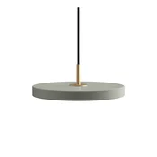 Žajbljevo zelena kovinska LED zatemnitvena viseča svetilka s kovinskim senčilom o 31 cm Asteria Plus – UMAGE