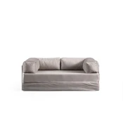 Atelier del Sofa Dvosed Via Con, 200x100x 80 cm, Svetlosiva