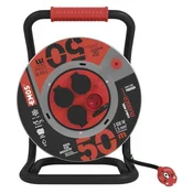 Podaljšek 50m na kovinskem bobnu 3x1,5mm IP44 guma-neopren 72202