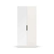 Garderobna omara Mirtillo z enim ogledalom 100 cm - bela