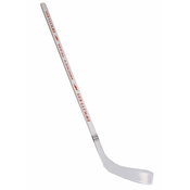 BOHEMIA Plastična hokejska palica s furnirjem147cm - leva - bela