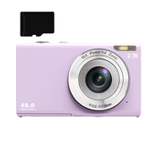INF Digitalni fotoaparat 48MP 2.7K FHD 16X digitalni zoom, spletna kamera, samodejno ostrenje LightPurple, (21266058)