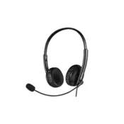 Sandberg Slušalice - 2u1 uredski prikljucak za slušalice + USB (mikrofon; USB + prikljucak; kontrola glasnoce; kabel od 1,5 m; crni)